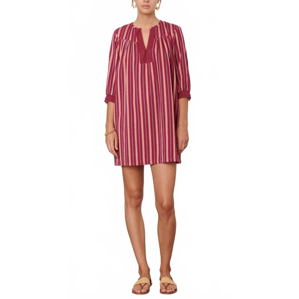 NEW VANESSABRUNO alanis dress in pourpre